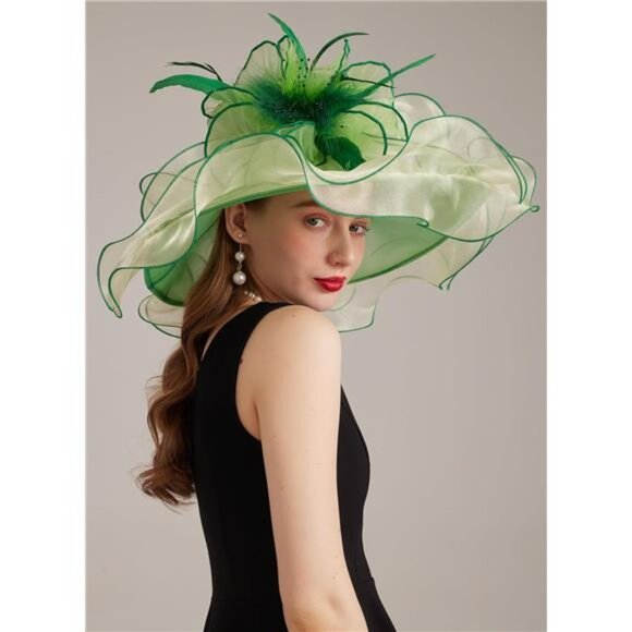 Women\'s Kentucky Hat Wide Brim Light Green main image 7
